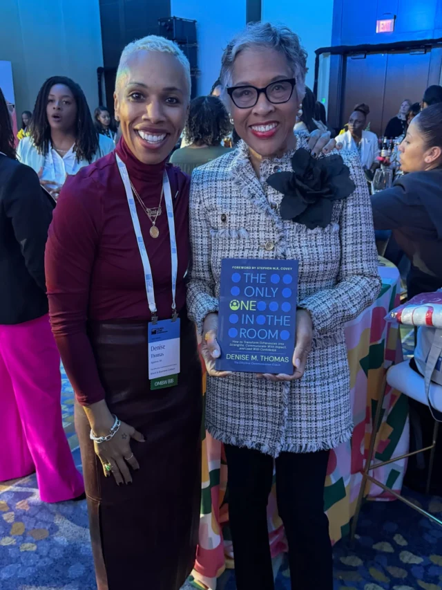 The world’s changemakers are holding this book, are you ready to hold yours?

I had the honor of meeting Congresswoman Joyce Beatty (D-OH) — a powerful voice for equity, economic empowerment, and inclusive leadership.

To place The Only One in the Room in her hands was a moment of purpose and pride. Because communication drives change and so do courageous leaders.

#ECCBookLaunch #TheOnlyOneInTheRoom #JoyceBeatty #Leadership #CommunicationMatters #PowerMoves #10KSBSummit #10KSB #BlackInBusiness #GoldmanSachs10KSB