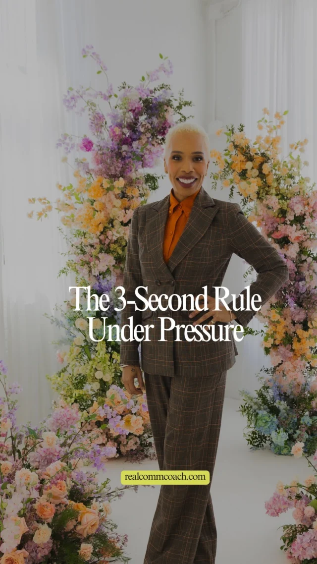 High-Stakes Moment? Use This Rule.

In fast-moving meetings or heated conversations, we often rush to respond then wish we’d said it differently.

Here’s a powerful shift: The 3-Second Rule.
🧠 Breathe.
💭 Think.
🗣️ Then respond.

That pause? It’s not weakness—it’s wisdom.
It helps you sound confident, not combative. Clear, not cluttered.
In leadership, composure speaks louder than speed.

Whether you’re leading a team, negotiating a contract, or navigating tough feedback—this tool works.

⸻

📘 The Only One in the Room is filled with strategies like this to help you show up with clarity, courage, and executive presence—especially under pressure.

🎁 Holiday Bundles (Standard, Signed, and VIP) are still available until January 5.
Give the gift of confident communication to yourself or someone you believe in.

Tap the link in bio or visit realcommcoach.com￼ to order today.

#TheOnlyOneInTheRoom #LeadershipTools #CommunicationUnderPressure #ExecutivePresence #DeniseMThomas