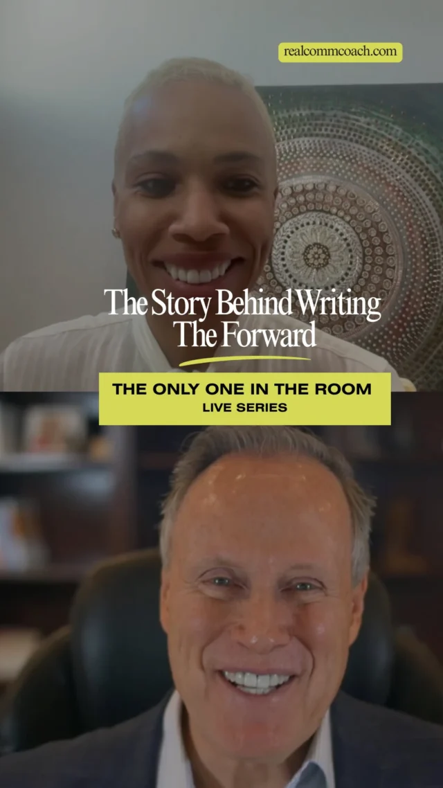 It’s one thing to write your first book.
It’s another to have someone you deeply admire lend their voice to it.

It was an incredible honor to have Stephen M. R. Covey, bestselling author of The Speed of Trust, write the foreword for my debut book, The Only One in the Room.

His work has shaped the way I lead, coach, and communicate — and to have his endorsement, wisdom, and belief woven into these pages is something I will never take for granted.

This book is about voice, visibility, and leadership — and his words set the tone for everything that follows.

Stephen, thank you for standing with me in this message. Your support means the world.

📘 The Only One in the Room is available now at realcommcoach.com
.
#TheOnlyOneInTheRoom #DeniseMThomas #StephenMRCovey #TrustAndLeadership #effectivecommunication